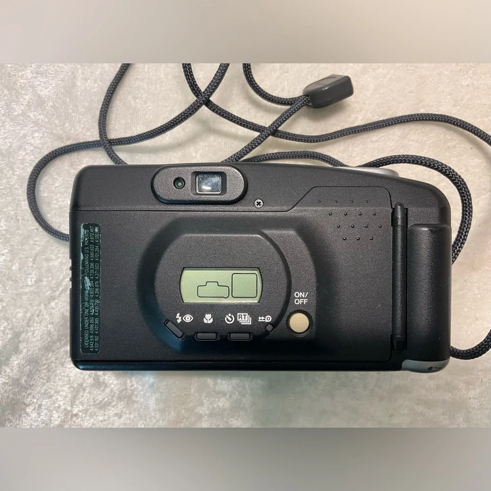 Canon Z85 Silver Film Camera with Accessories
